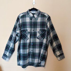Vintage Woolwich Wool Flannel Button Up Shirt